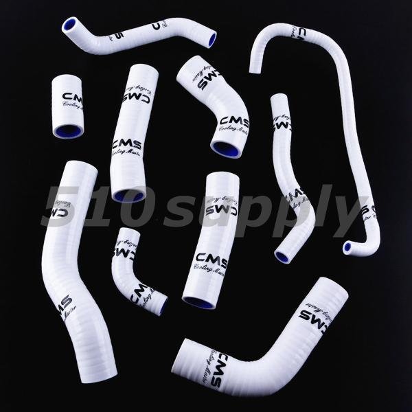 クーラントホース YZF-R6 RJ11 RJ15 2C0 13S 1JS 2CX \'06-\'16 ラジエターホースセット ホワイト ヤマハ CMS