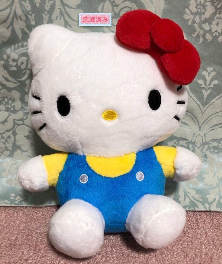 2016 フコク生命 ハローキティ ぬいぐるみ 富国生命 HELLO KITTY キティ 17㎝ ※洗濯済み_画像1