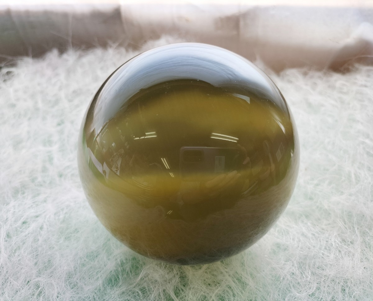 径10cm 丸玉 2個セット 玉 球体 ボール アンティーク 水晶 水晶玉