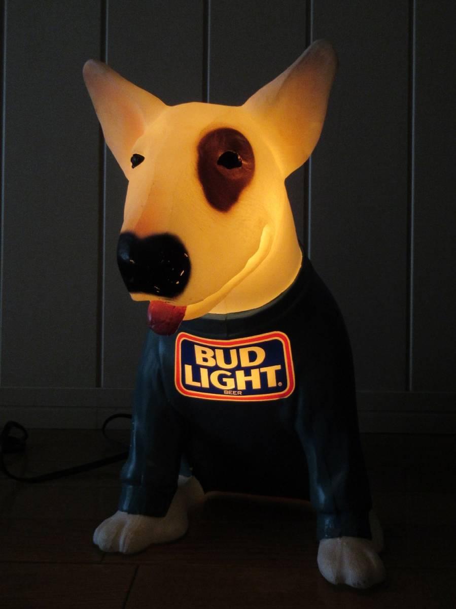 1980年代 BUD LIGHT スパッズ マッケンジー 非売品 ブルテリア／ Vintage 80's Bud Light Spuds Mackenzie Bull Terrier