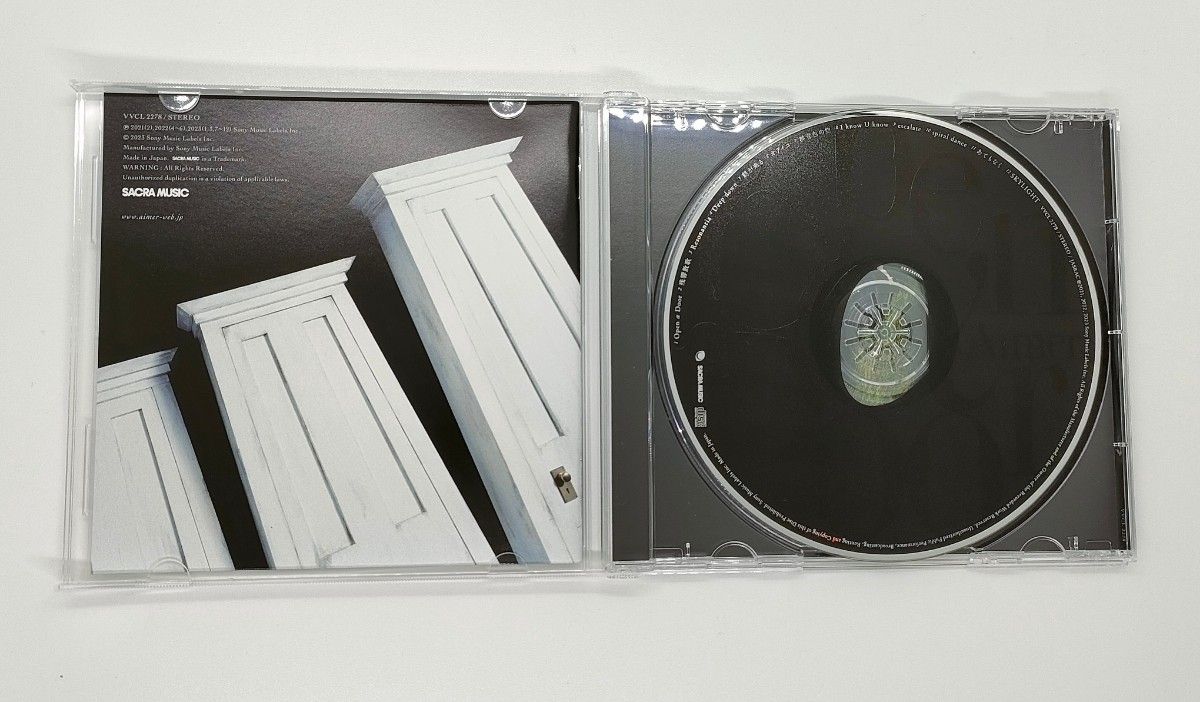 新作続 Open α Door 通常盤 Aimer 未開封品 CD Aimer Open α Door (通常盤) VVCL-2278