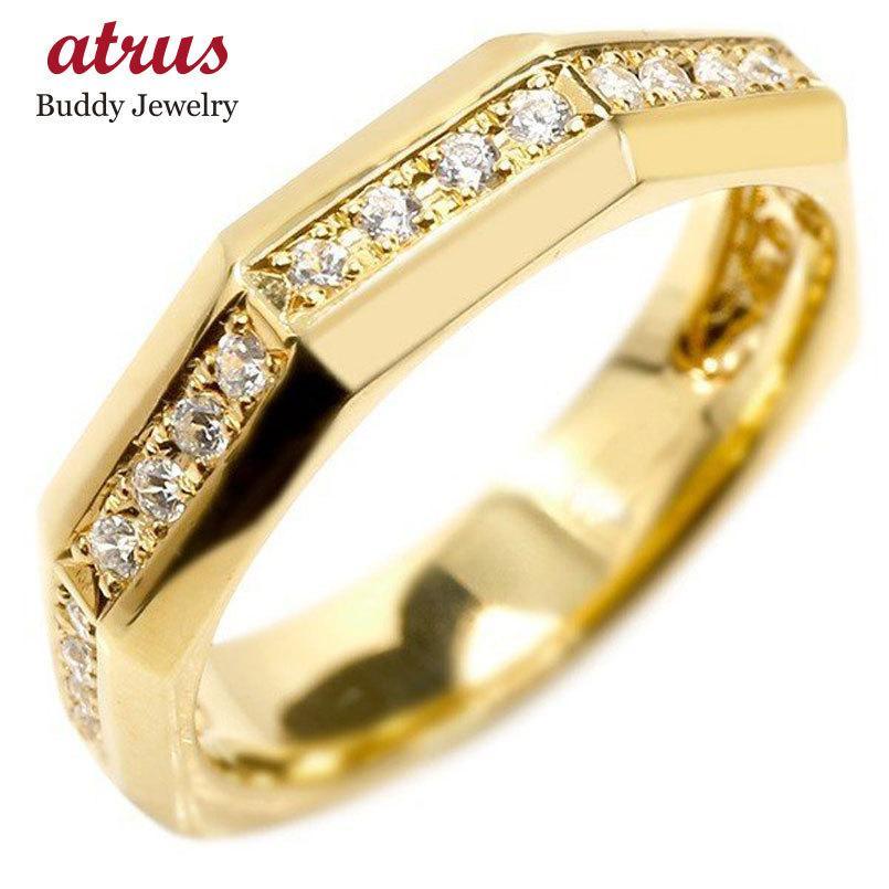 50%OFF】 ダイヤ 婚約指輪 ゴールド リング イエローゴールドk10