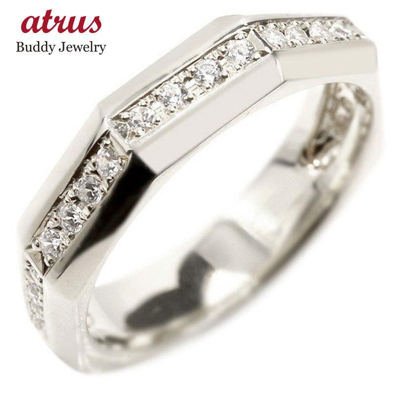婚約指輪 ダイヤ リング ホワイトゴールドk10 ダイヤモンド エンゲージリング指輪 ピンキーリング 10金 宝石 レディース