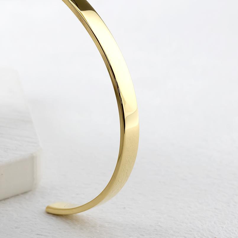  Gold bangle men's 4 millimeter width bracele 10 gold yellow gold k10 10k forged simple metal man free shipping sale SALE