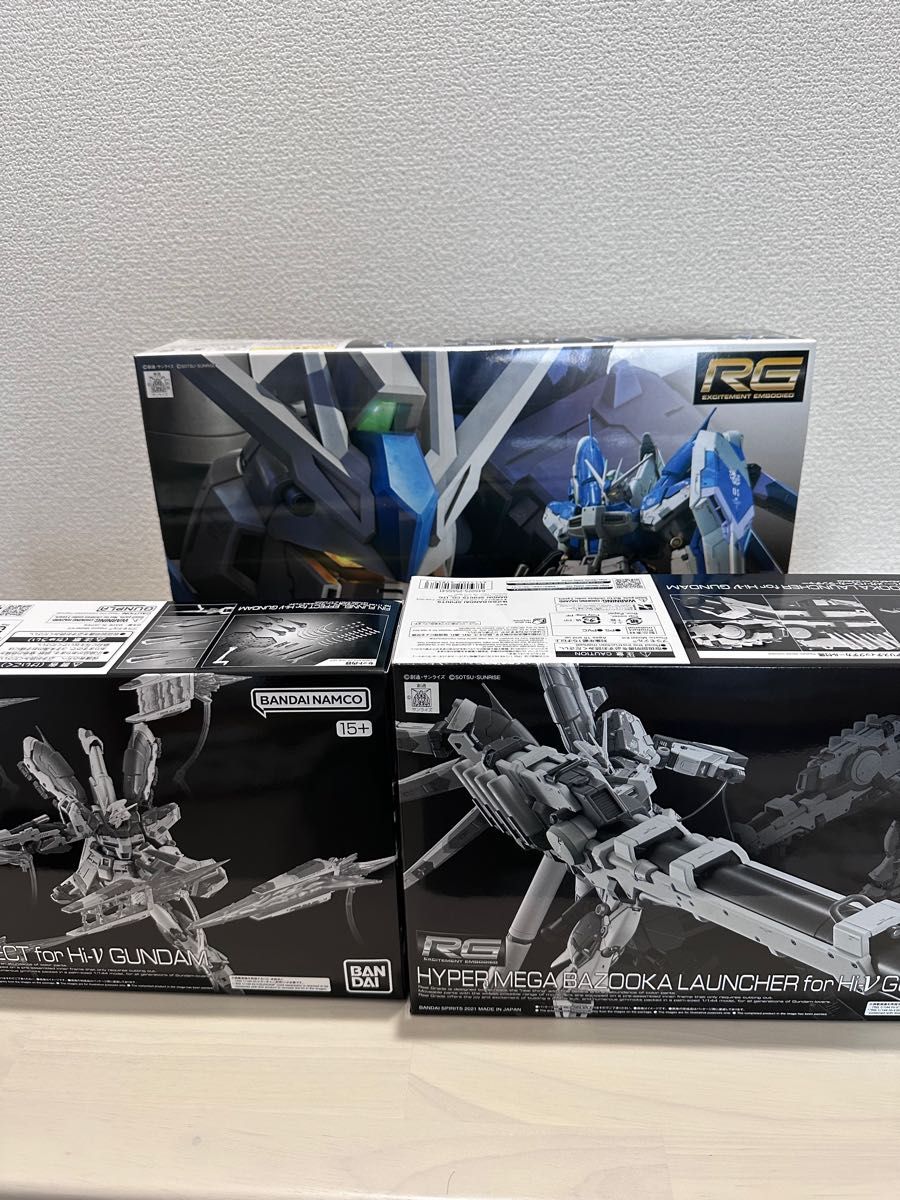 未組立RG Hiνガンダム フィンファンネルエフェクト ハイパーメガ