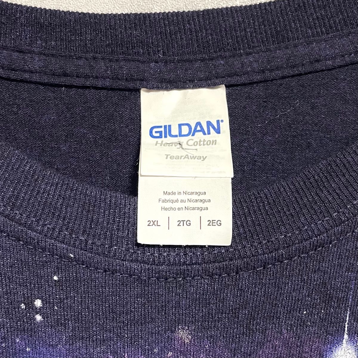 【GILDAN】ギルダン　宇宙人半袖tシャツ ベビーコットン　宇宙コスモ　メンズ　2XL 3Lサイズ　大きいサイズ　ゆるダボ