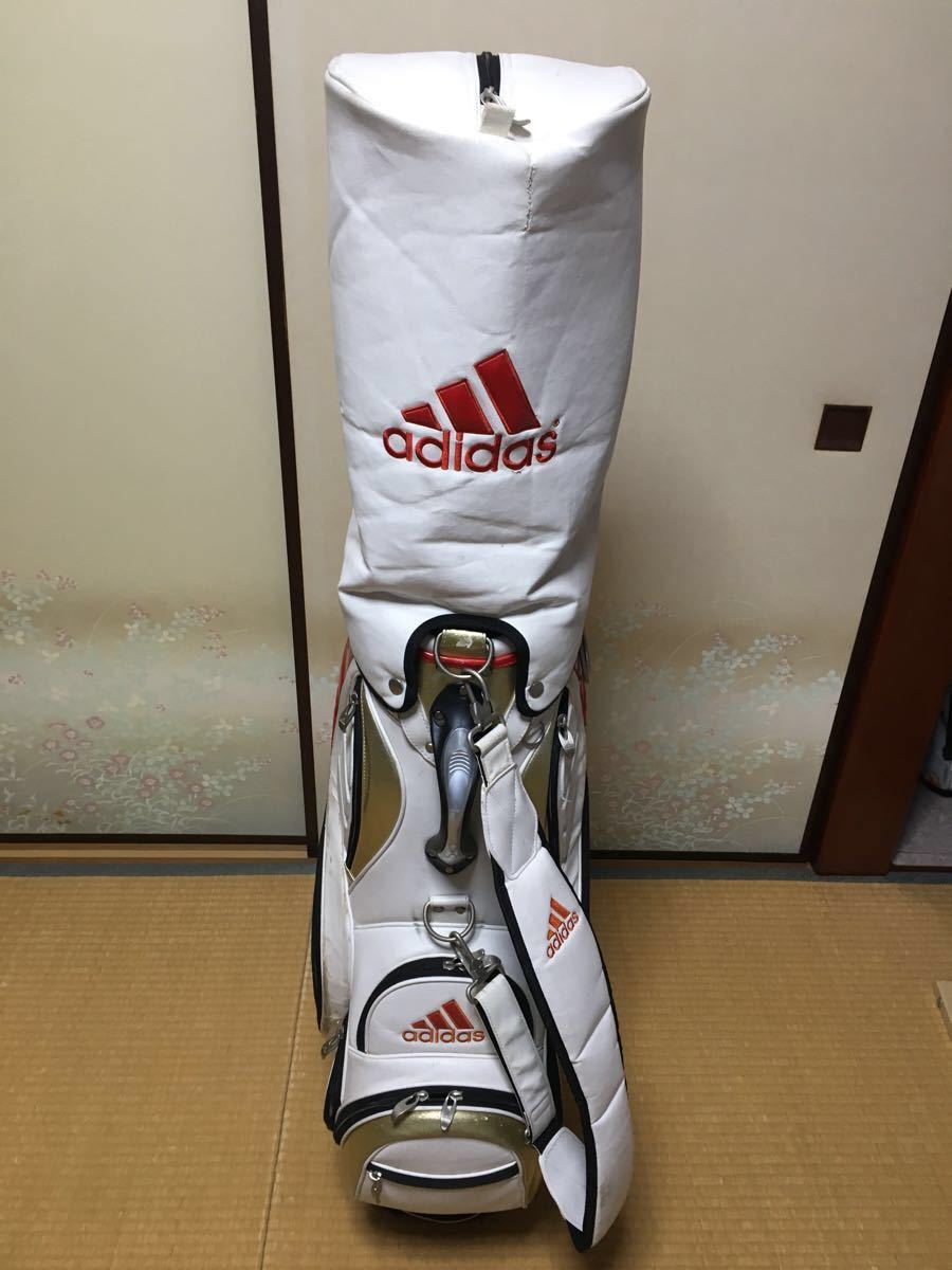 阿迪達斯ADIDAS高爾夫球童後背使用    原文:アディダス ADIDAS ゴルフ キャディバック 中古