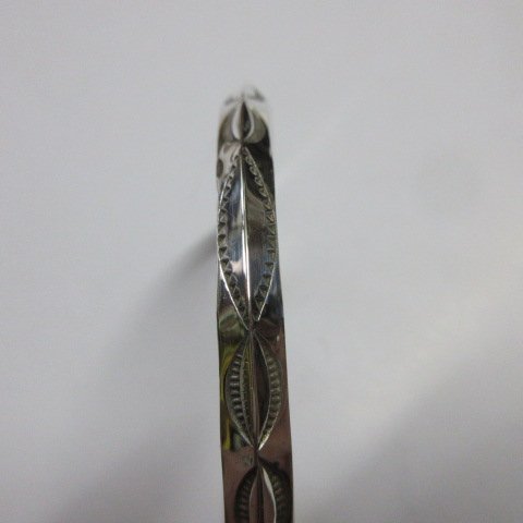  серебряный браслет мужской M треугольник индеец ювелирные изделия Navajo группа id12M g779