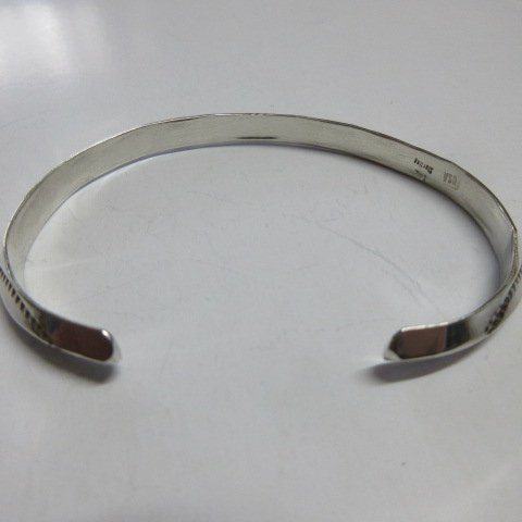  серебряный браслет мужской M треугольник индеец ювелирные изделия Navajo группа id12M g779