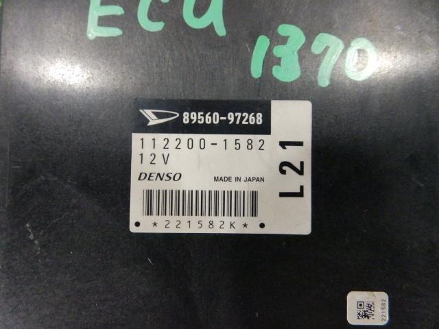 ミラジーノ GF-L700S エンジンコンピューター/ECU EF-DET R30 89560-97268 89560-97268-000 231370の画像3