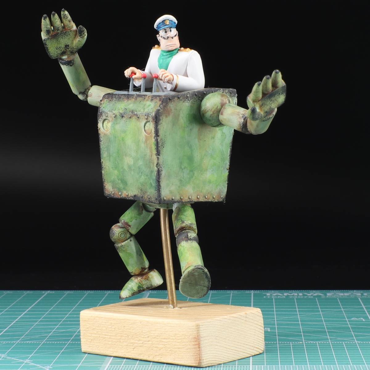 未来少年コナン アクション ロボノイド ダイス船長 塗装済 完成品