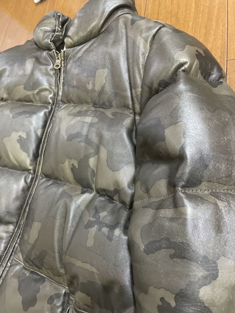 定価¥80 300 AVIREX アヴィレックス ソフトラムレザーダウン 定価¥80 300 AVIREX アヴィレックス ソフトラムレザーダウン