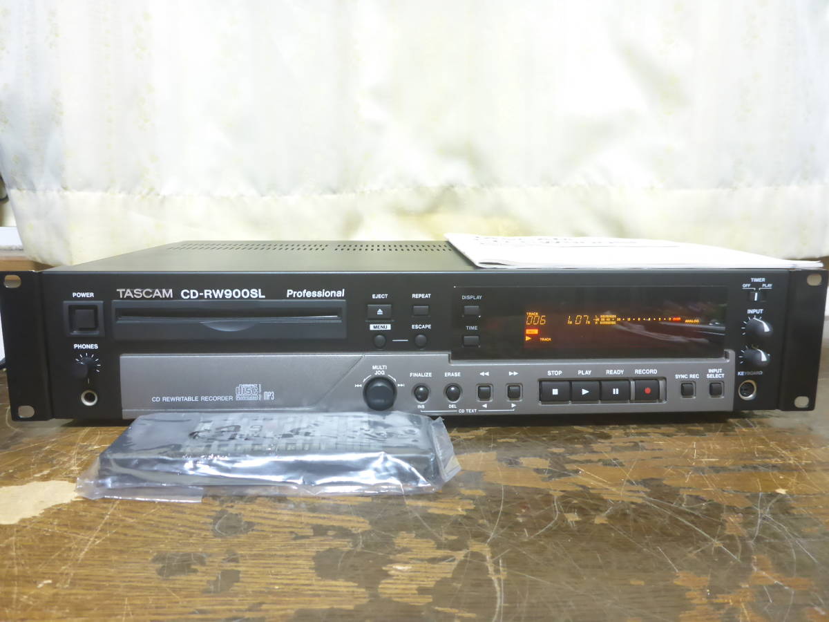TASCAM CD-RW900SL 業務用CDレコーダー タスカム - JChere雅虎拍卖代购
