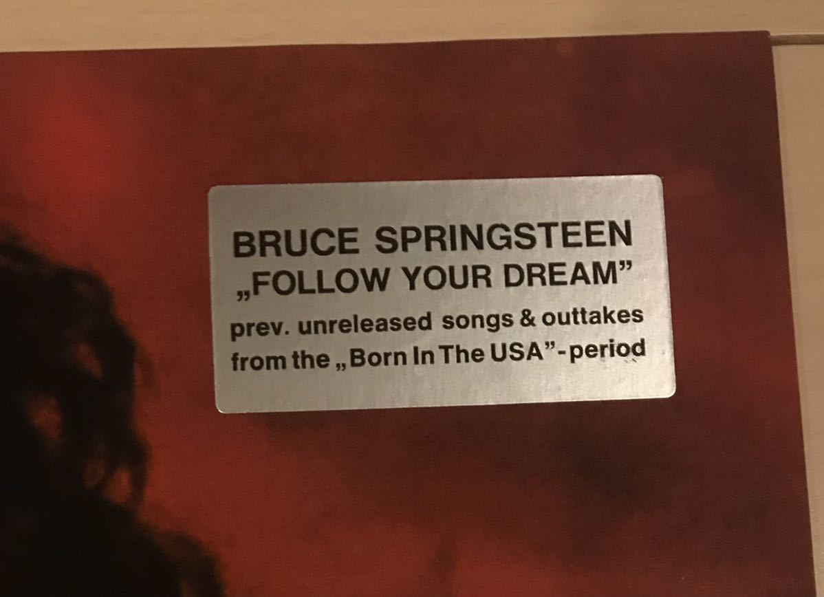 ■BRUCE SPRINGSTEEN■ブルーススプリングスティーン■Follow Your Dream / Unreleased Songs & Outtakes from “Born In The USA” period_画像2