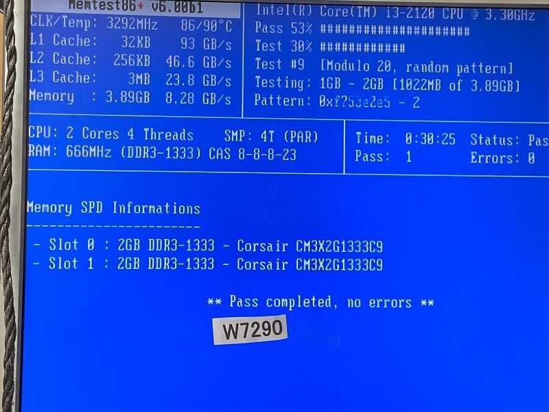 CORSAIR PC3-10600U 2GB メモリ2枚セット「合計4GB デスクトップ用 メモリ DDR3-1333 2GB 2枚セット_画像6