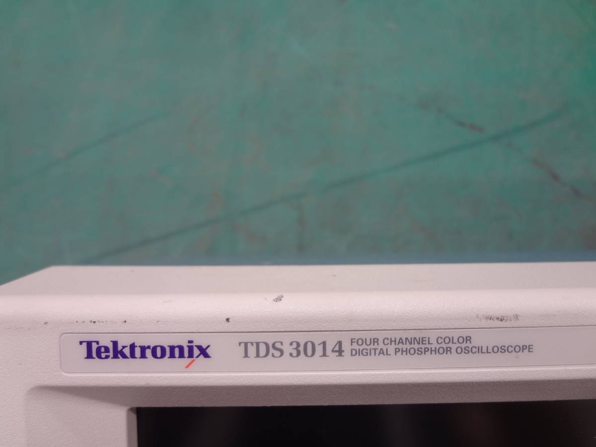 ■Tektronix デジタルオシロスコープ TDS3014 100MHz 1.25GS/s 　テクトロニクス 【3】