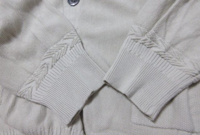 23SS 新作 未使用 YASHIKI ヤシキ Hanaikada Cardigan ニット カーディガン IVORY 2 / ①_画像8