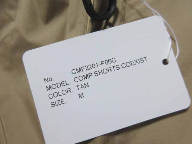 M 新品 定価26400円 COMFY OUTDOOR GARMENT コムフィアウトドアガーメント コムフィ COMP SHORTS COEXIST ショートパンツ パンツ TANの画像7