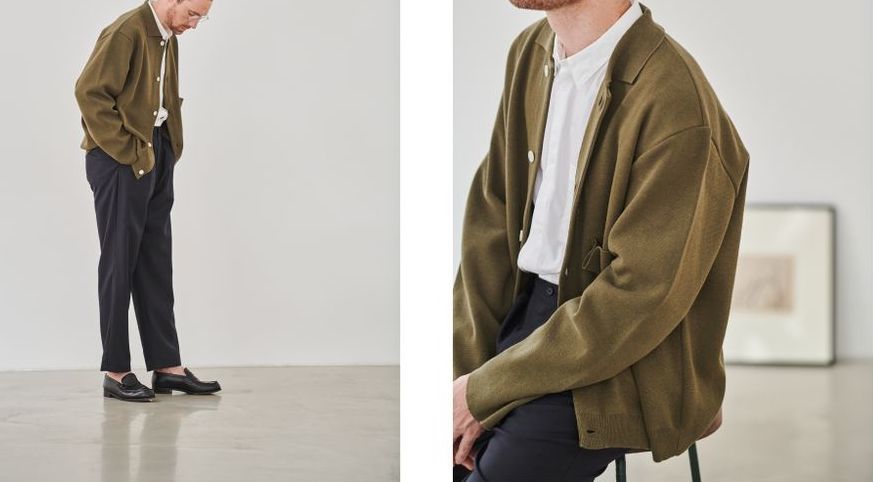 23SS 新作 未使用 STILL BY HAND スティルバイハンド ニット ブルゾン
