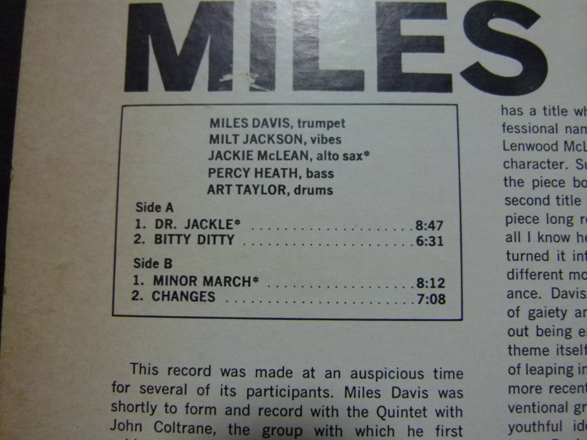 ■激レア■美盤■MILES DAVIS■ODYSSEY■_画像4