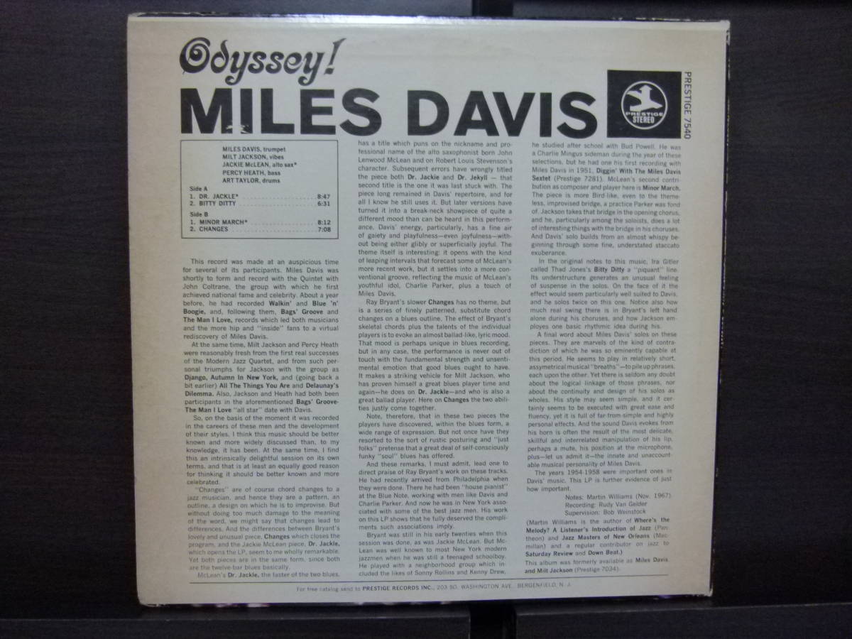 ■激レア■美盤■MILES DAVIS■ODYSSEY■_画像3