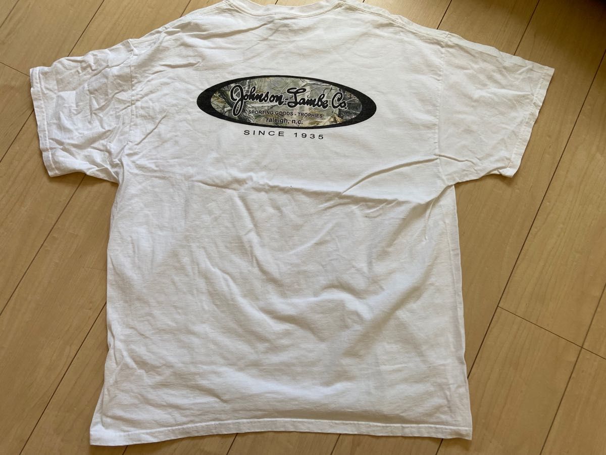 アメリカ古着半袖Tシャツ白プリントTシャツ など古着卸USA 半袖TシャツJohnson Lambe Co