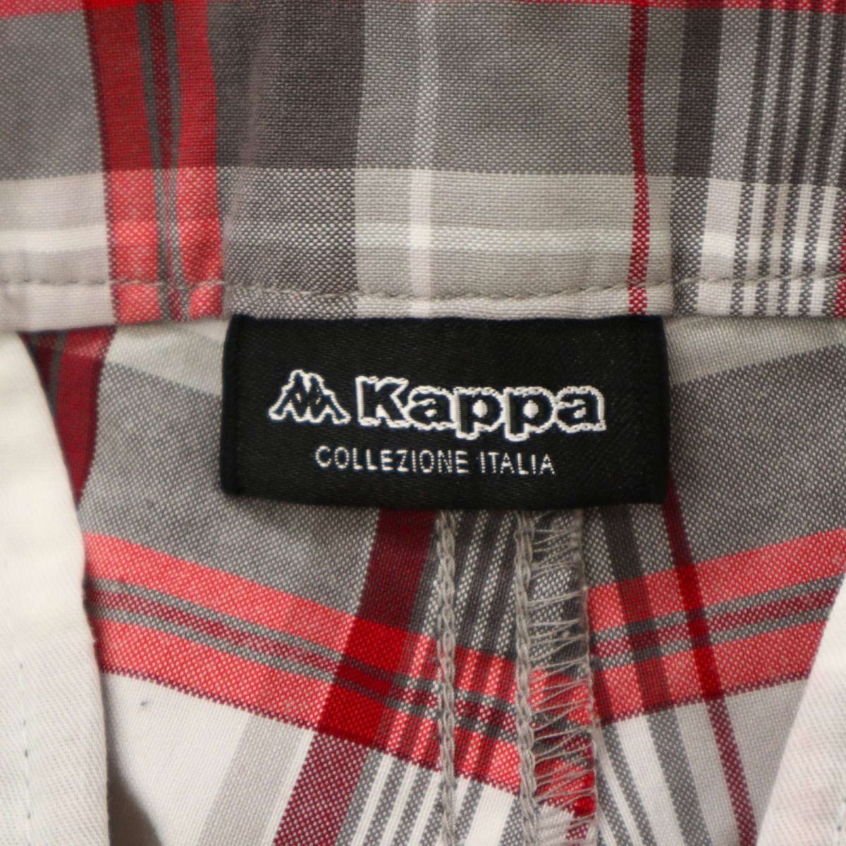 Kappa GOLF カッパ ゴルフ 春夏 ロゴ刺繍★ チェック スラックス パンツ Sz.11　レディース　C3B02511_7#P_画像9