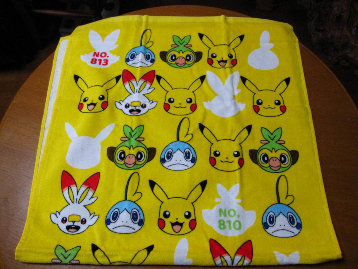  new goods bath towel Pikachu Cara pattern . pattern Pocket Monster man and woman use child cheap super-discount knees . towelket pretty yellow Pokemon spring summer 