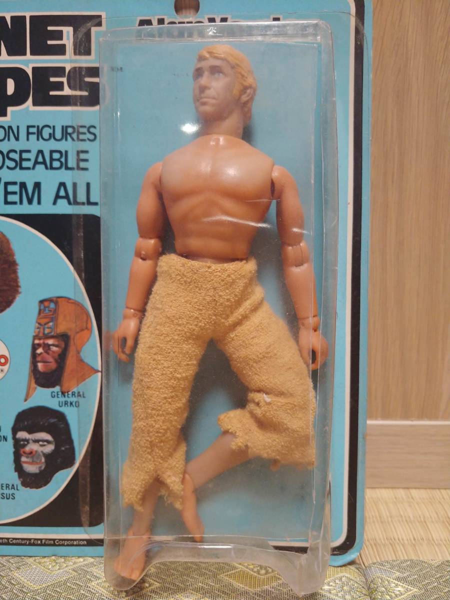 Mego 1967 year Planet of The Apes - Alan Verdon package breaking the seal ending retro rare 