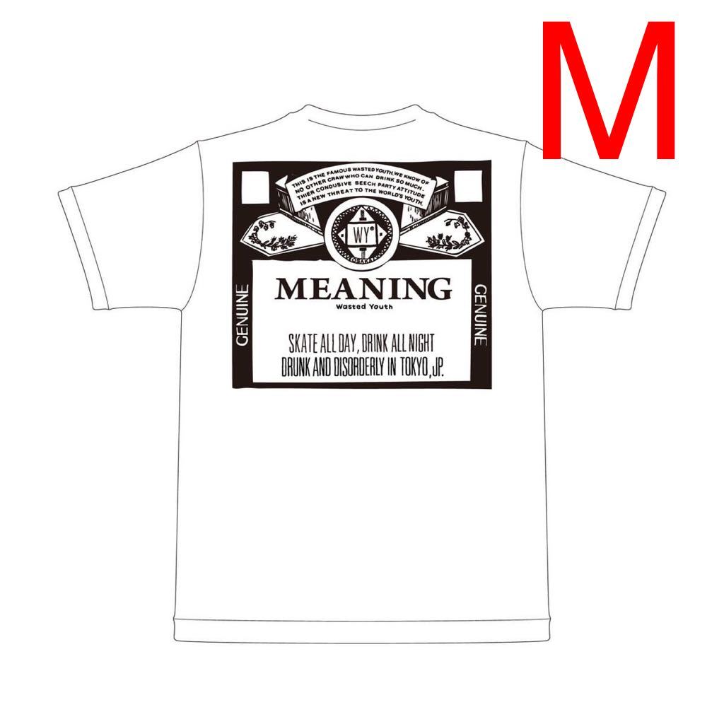 MEANING × Wasted Youth Tee ウェイステッドユース Tシャツ Mサイズ