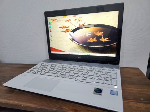 超美品♪クリスタルホワイト☆FHD Core i7 BDXL Blu-ray☆LAVIE Note