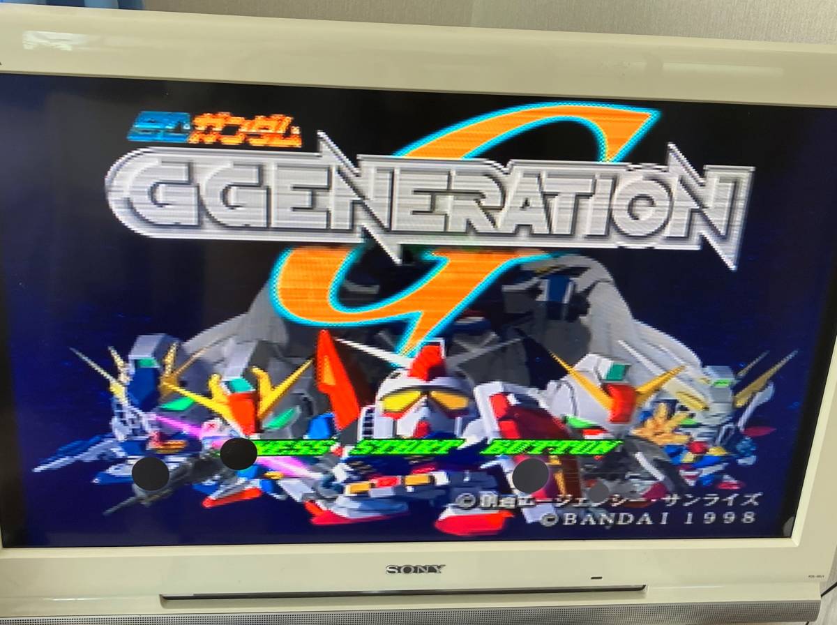 23-PS-457　プレイステーション　SDガンダム ジージェネレーション　動作品　PS1　プレステ1_画像4