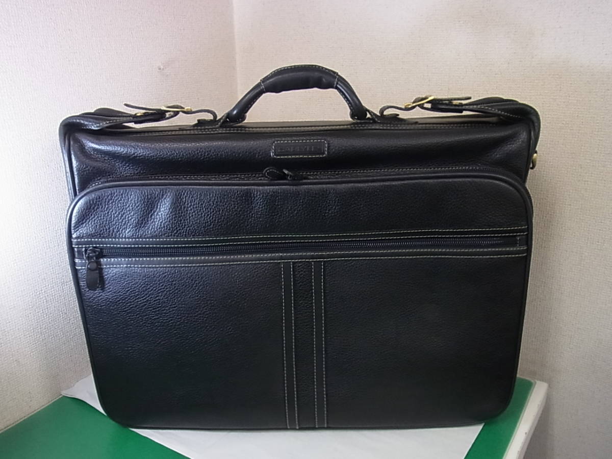 150712H64-0721H□CARLYLE□カーライル ボストンバッグ メンズ ブラック・黒 ショルダーバッグ／ハンドバッグ・旅行鞄・スーツケース