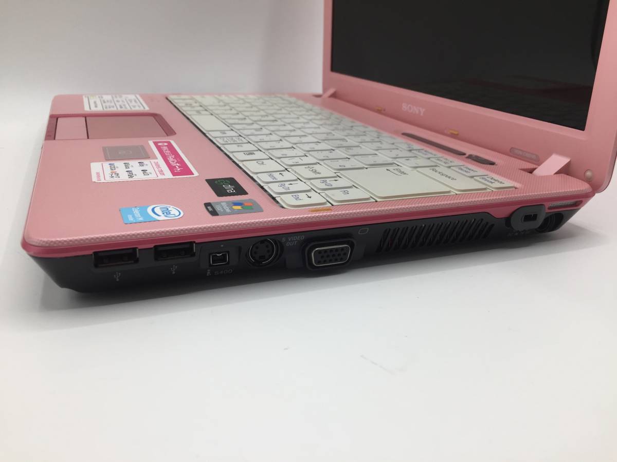 ジャンク SONY VAIO type-C VGN-C60HB/P Cleron M 430 / 13.3インチ / BIOS OK / HDD無_画像5