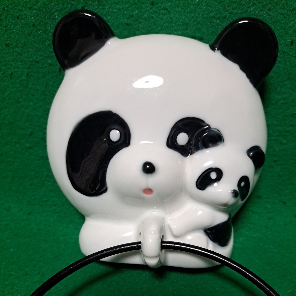  редкость прекрасный товар родители . Panda полотенце вешалка керамика производства стоимость доставки 510 иен 