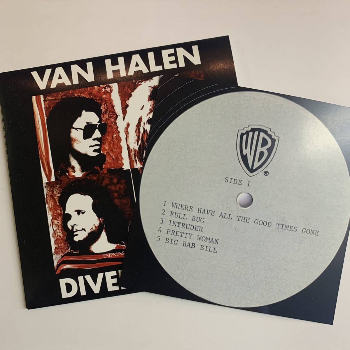 VAN HALEN / Unreleased Alternate “Diver Down” Acetate LP (CD) Empress Valley Supreme Disk 凄いもんが出てきた！未発表アセテート！