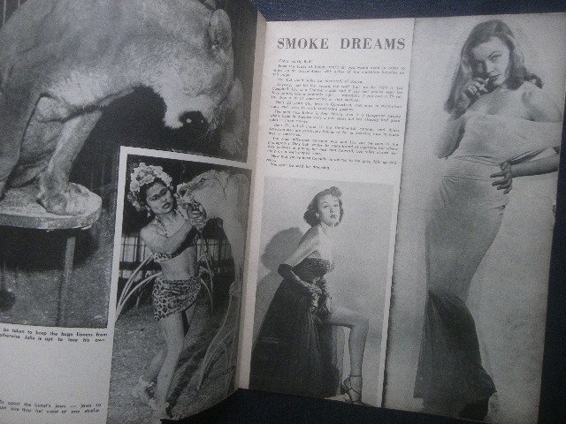 1952 year Peep Show magazine foreign book pi-p show * magazine / pin nap girl / gravure woman model / show girl / men's * Vintage 