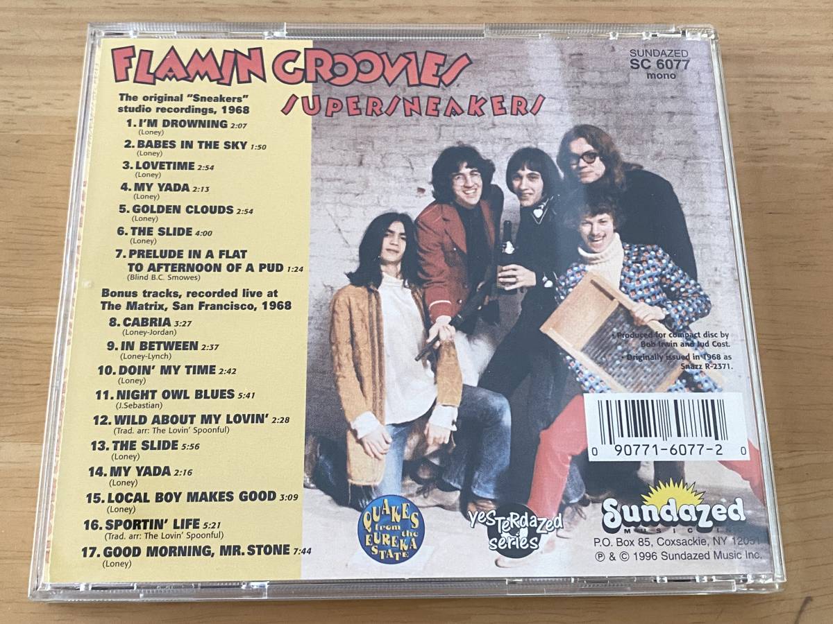 The Flamin' Groovies Supersneakers 輸入CD 検:フレイミングルーヴィーズ 1st Power Pop Pub Rock Roy Loney Byrds Lovin' Spoonful TMGEの画像2