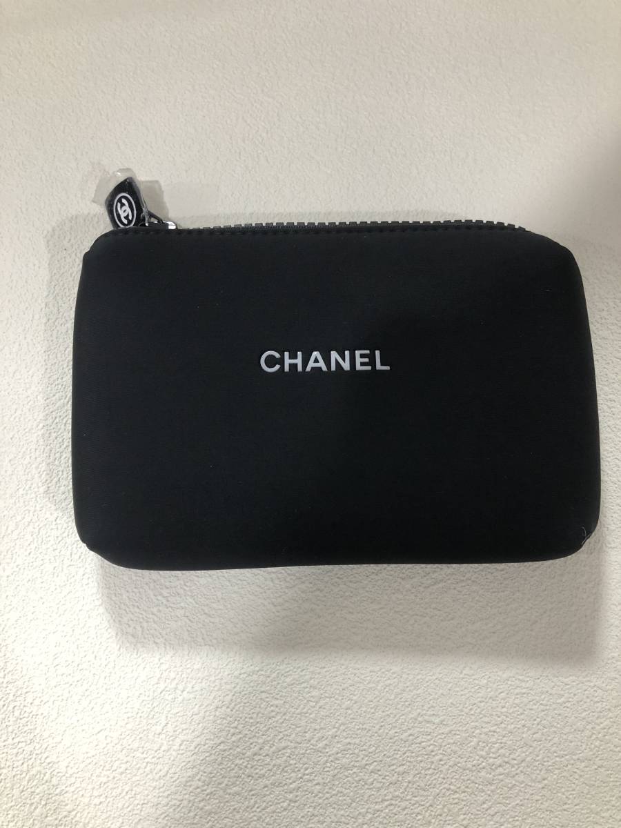新品 CHANEL ノベルティ ポーチ ブラック シャネル ポーチ 新品 CHANEL ノベルティ ポーチ ブラック シャネル ポーチ