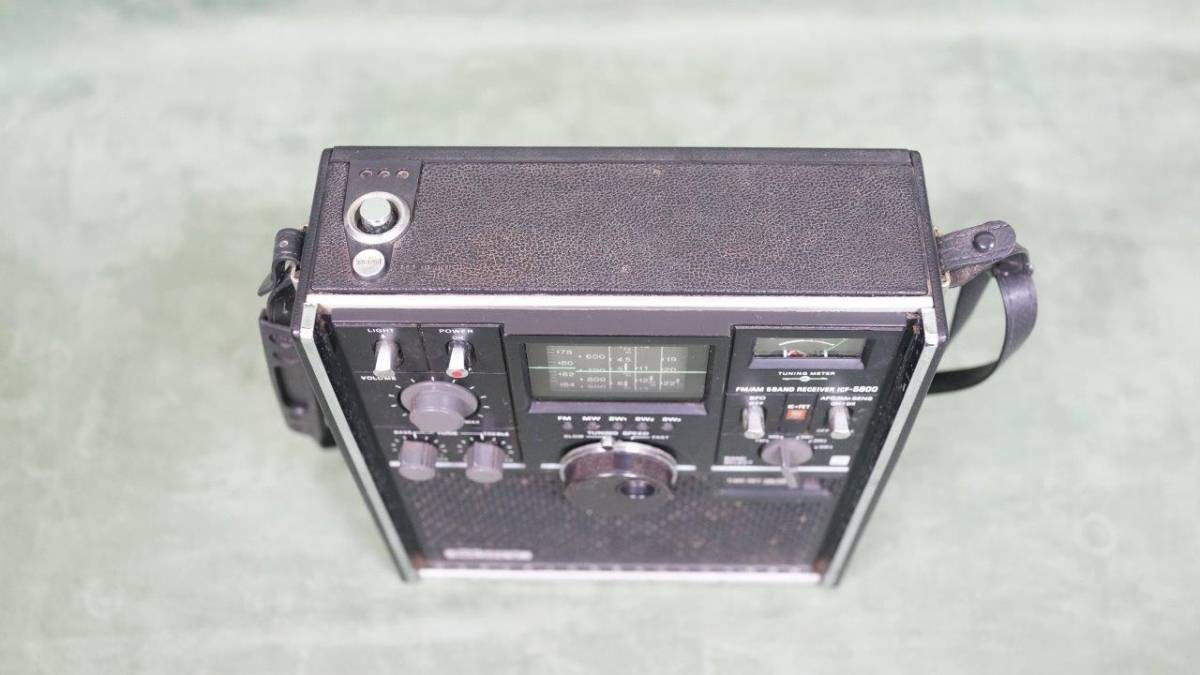 ソニー・スカイセンサー SONY ICF-5800 ラジオ 昭和レトロ