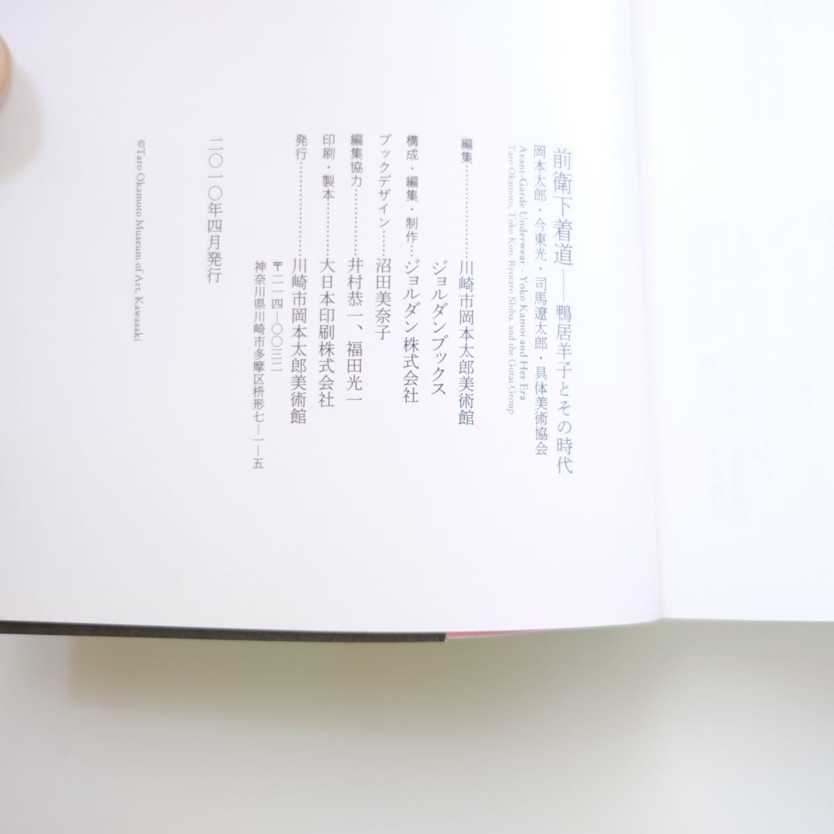 前衛下着道】鴨居羊子とその時代 川崎市岡本太郎美術館 写真集 前衛下着道】鴨居羊子とその時代 川崎市岡本太郎美術館 写真集