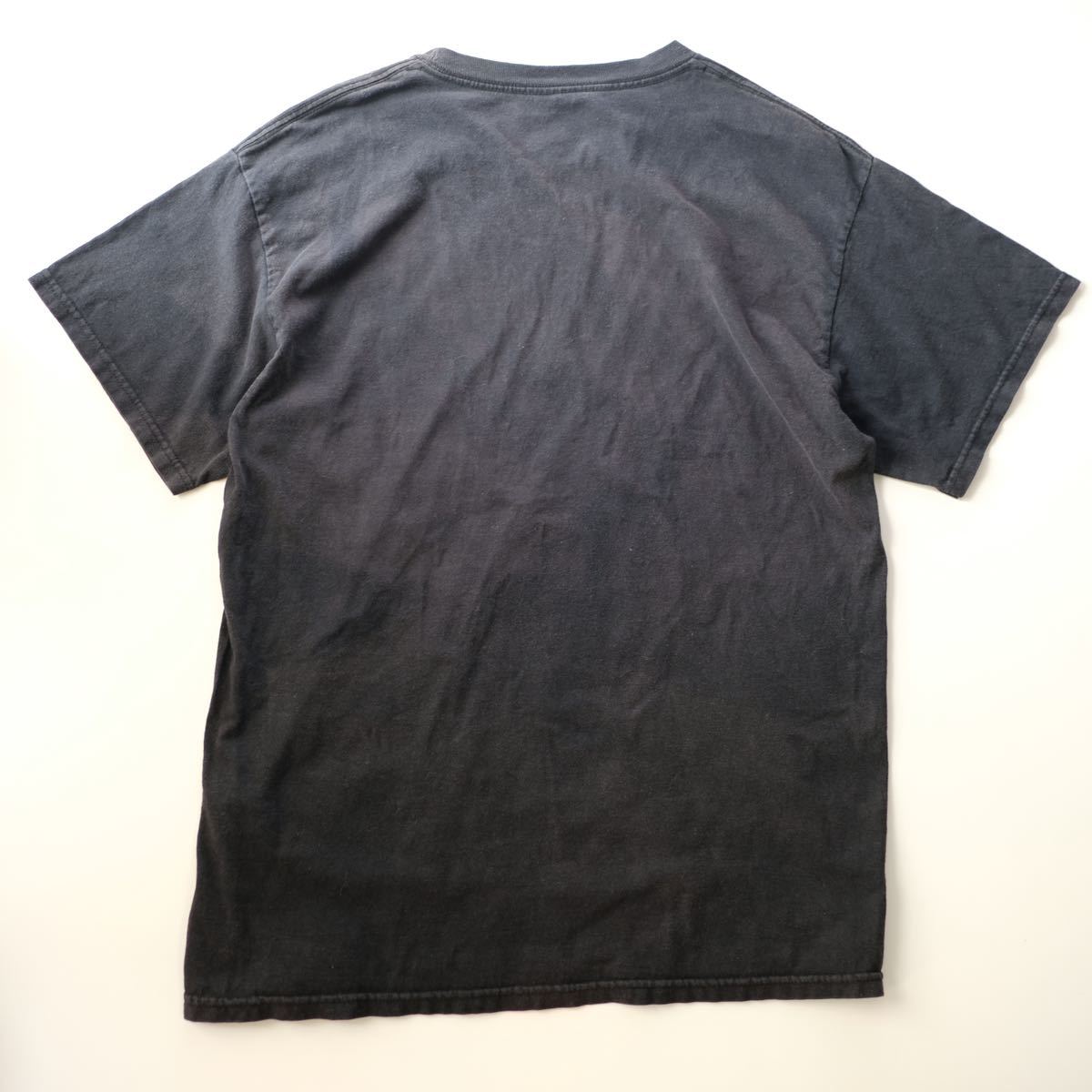【1990〜2000s】ビンテージ　リンカーン　コラージュ　Tシャツ　アート　古着　USA製　ヴィンテージ 黒ベース_画像4