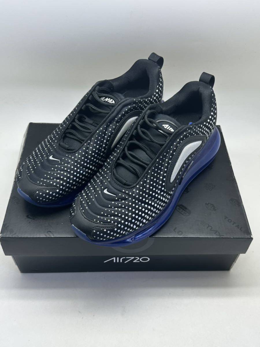 NIKE ナイキ AIR MAX 720 ブラック レーサーブルー サイズ 26.5cm 外箱