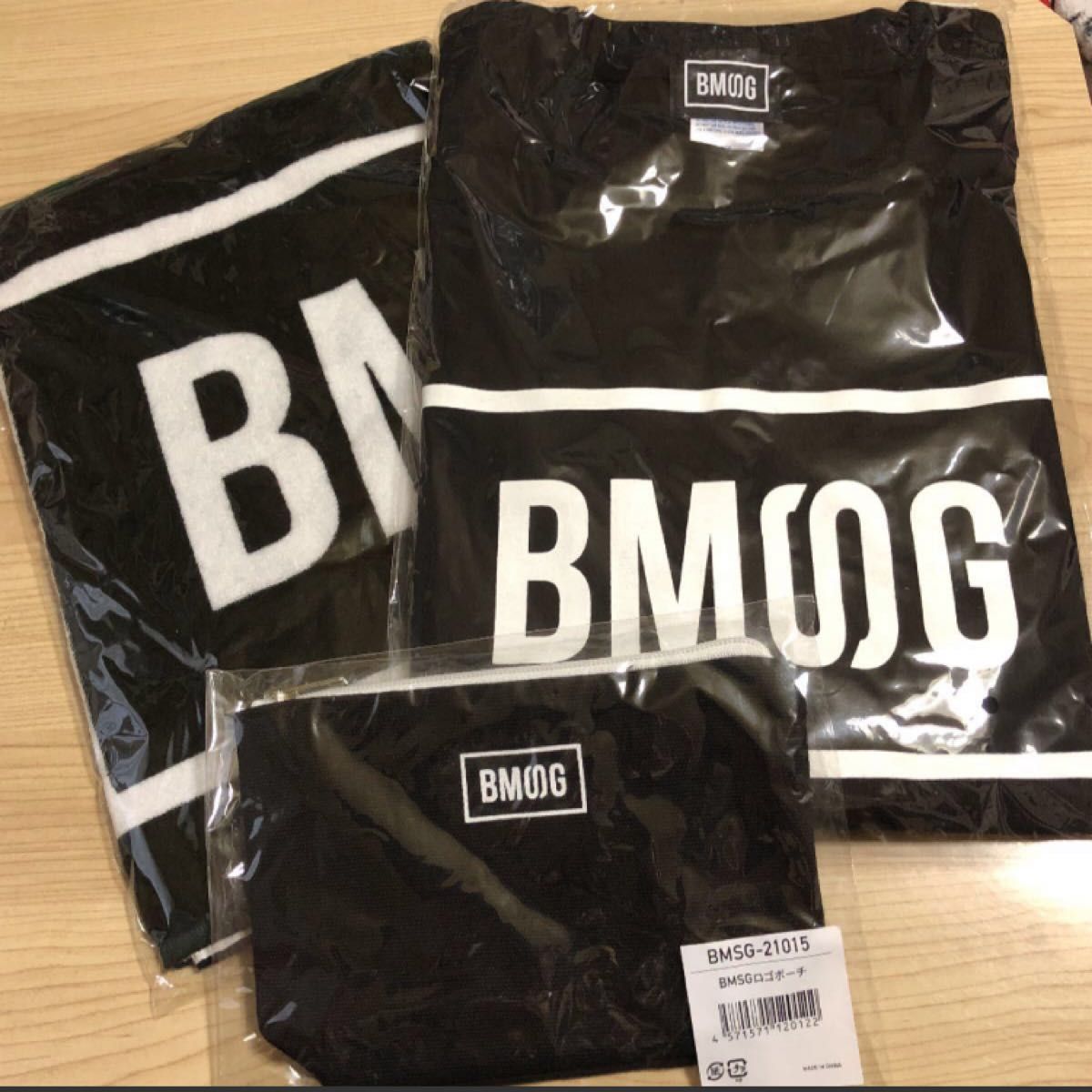 新品未開封　BMSG Tシャツ　XL タオル　ポーチ　3点セット　BEFIRST SKY-HI ビーファーストMAZZELグッズ