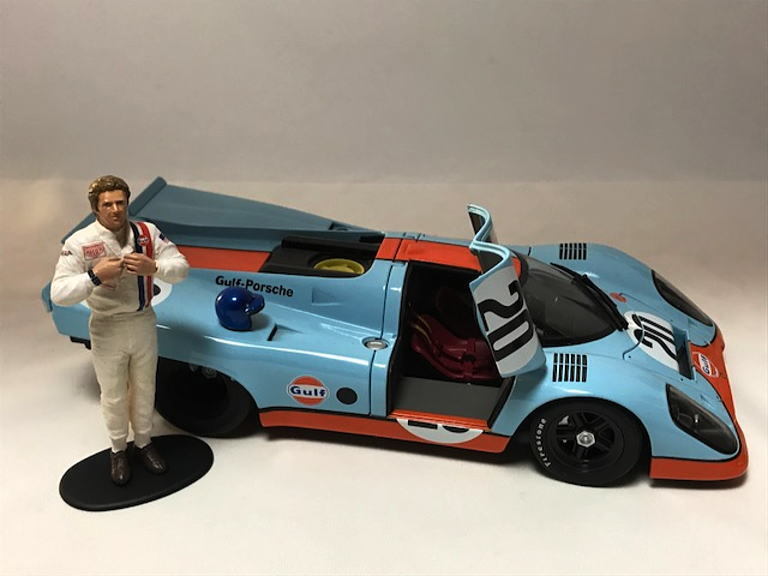 ○ 1/18「栄光のル・マン」ポルシェ917K用フィギュア （Aタイプ