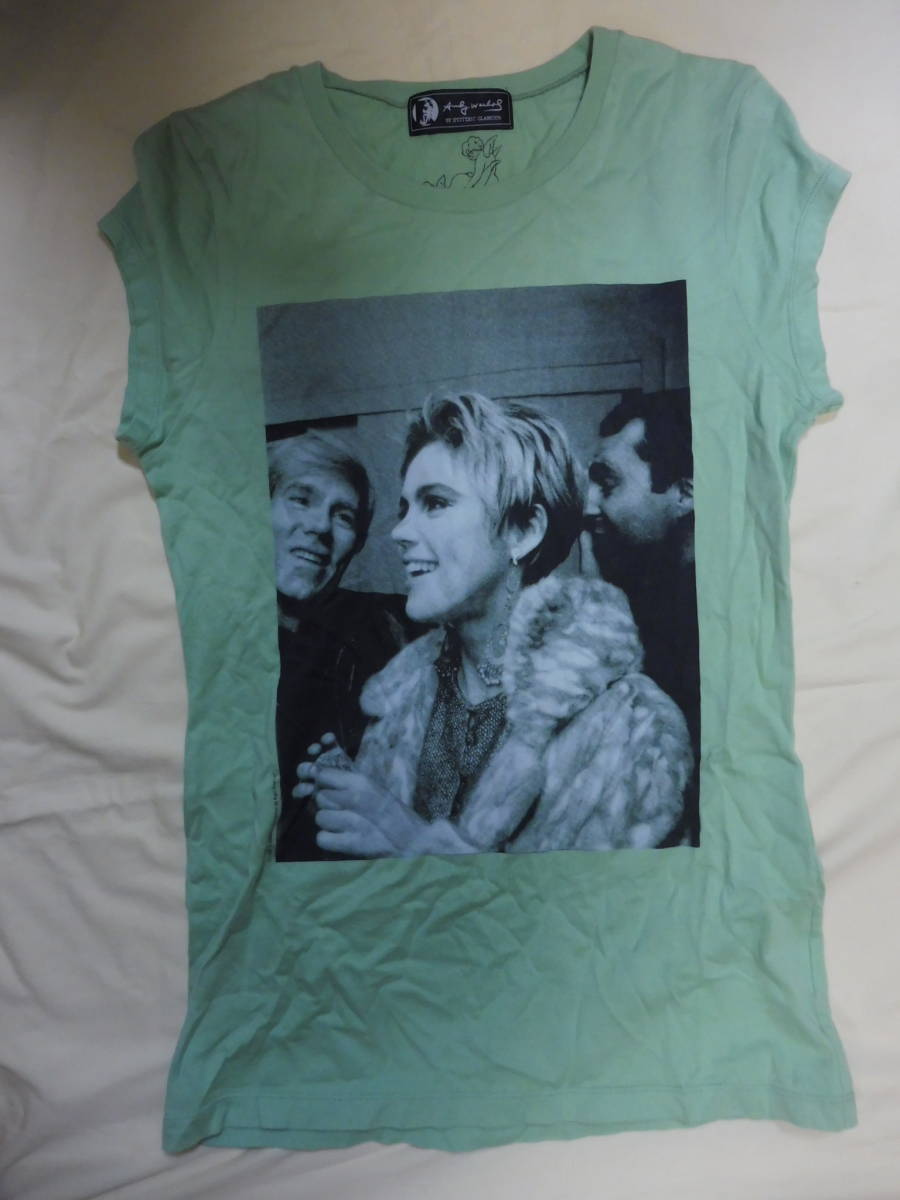 HYSTERIC GLAMOUR × Andy Warhol ヒステリックグラマー アンディ ウォーホル フリーサイズ タンクトップ Tシャツ_画像1
