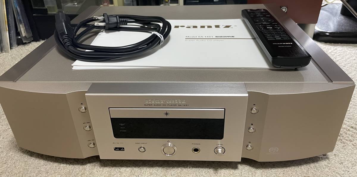 伝統MARANTZサウンドのSACDプレーヤーSA-14S極上中古美品完動品_画像1