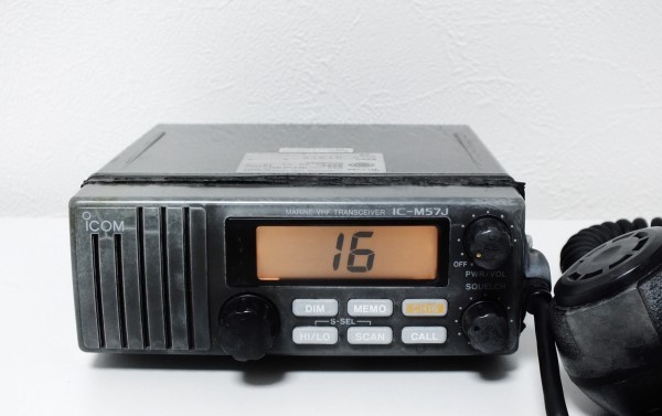 ヤフオク! - ICOM 国際VHFトランシーバー IC-M57J