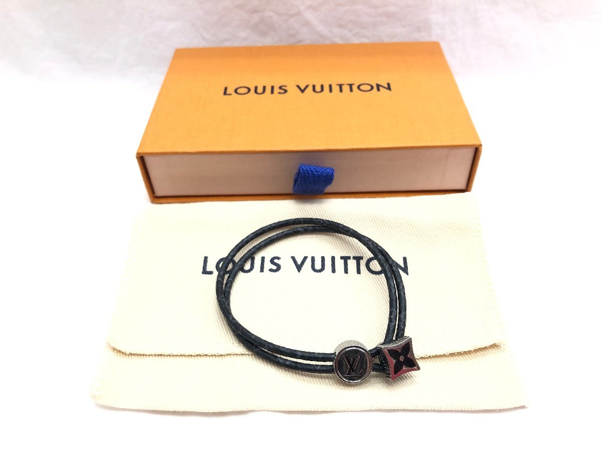 送料無料 極美品 LOUIS VUITTON ルイヴィトン ブラスレ キャッチイット ブレスレット バングル モノグラム ユニセックス M8111E