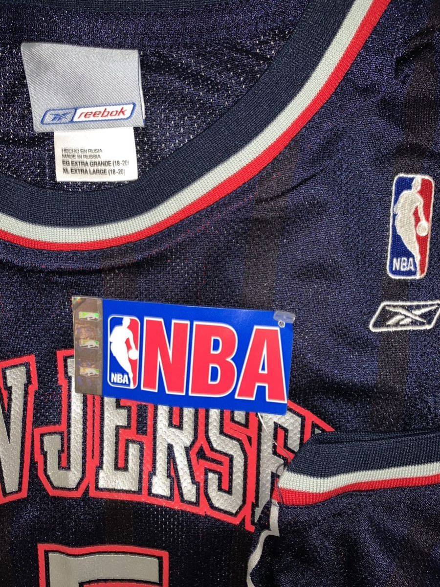 激レア デッドストック 未使用 90's NBA NEWJERSEY KIDO 5 タンク